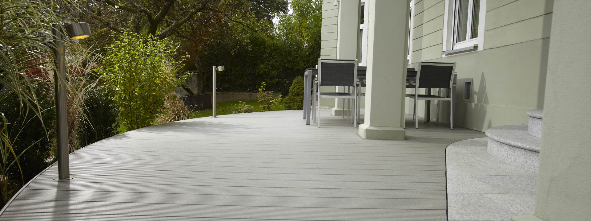 Composite decking with unique stain resistance surface